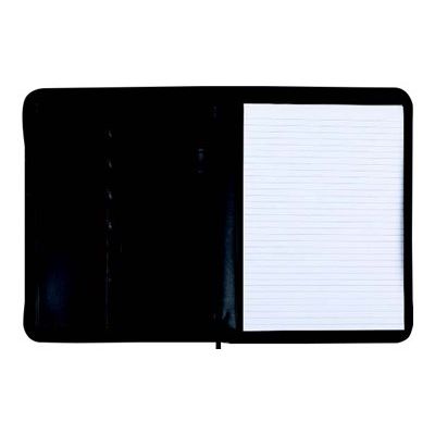 3108724257025-Oberthur Alabama - Conférencier A4 zippé - noir-Avant-1