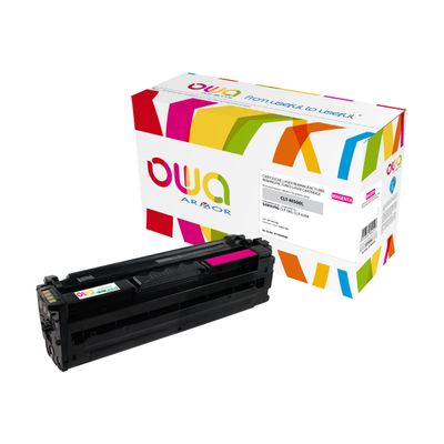 3112539604547-Cartouche laser compatible Samsung CLT-506L - magenta - Owa K15669OW-Angle gauche-0