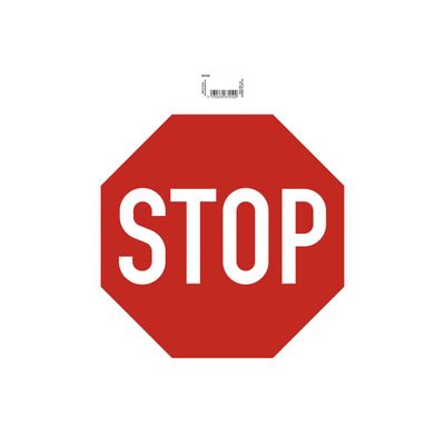 3130630670100-Exacompta - Pictogramme - stop - 300 x 300 mm - rouge-Avant-0
