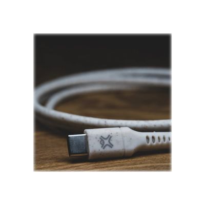 5453003783923-XtremeMac Eco - Câble USB - 24 pin USB-C (M) pour 24 pin USB-C (M) - 1 m - blanc-Avant-2