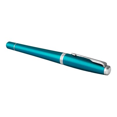 3501179315942-Parker Urban - Stylo plume - encre bleue - fin - corps bleu vibrant/argent-Angle droit-3