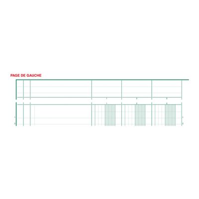3130632170806-Exacompta - Piqûre à tête paresseuse - 8 colonnes sur 2 pages - 29,7 x 21 cm - 80 pages-Avant-0