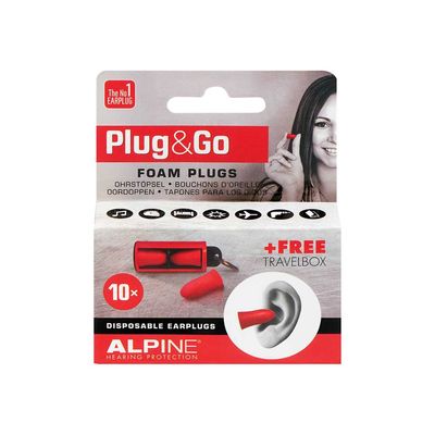 8717154025897-Alpine Plug&Go - Paire de bouchons d'oreille - mousse-Avant-5