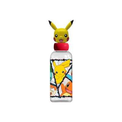 8412497101276-Pokemon - Gourde Bouteille avec figurine 3D - 560 ml-Avant-0