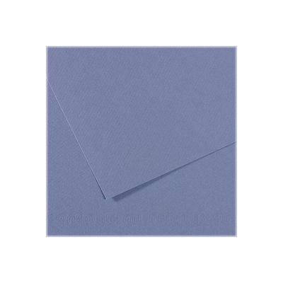 3148953218640-Canson Mi-Teintes - Papier à dessin - 50 x 65 cm - bleu givré-Avant-0