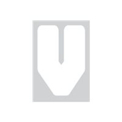 8711234002679-Pickup Déco Anna - Étiquette autocollante 60 mm - Lettre V - blanc-Avant-0