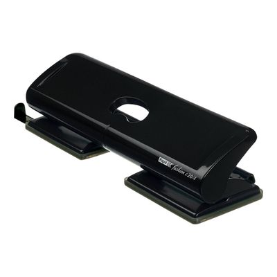 7313469228018-Rapid Fashion FC20 - Perforateur - 20 feuilles - 4 trous - métal - noir-Angle droit-0