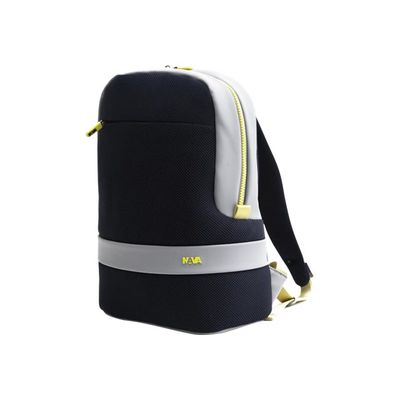 8032572188925-Nava Easy Break - Sac à dos pour ordinateur portable 15,6" avec poche RFID - bleu nuit/gris-Angle droit-0