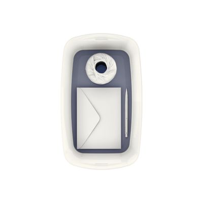 4002432116508-Leitz MyBox - Boîte de rangement petit format - blanc/gris-Haut-4