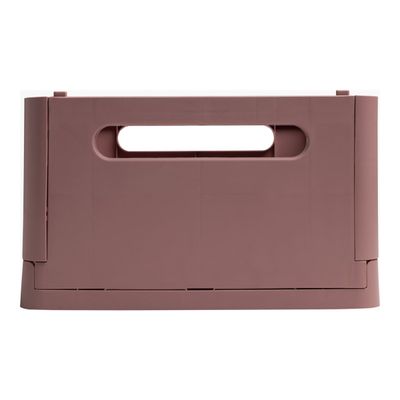 9002493272385-Exacompta Skandi - Boîte de rangement pliable - format maxi (A4+) - vieux rose-Avant-0