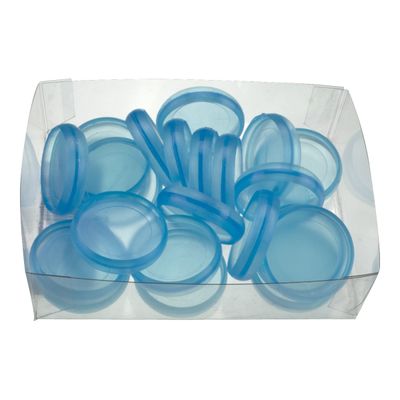 5412831324081-ATOMA - extension pour reliure - turquoise transparent (pack de 24)-Avant-0
