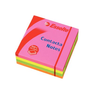 5411313830652-Esselte - Notes repositionnables 75 x 75 mm - bloc 320 feuilles - couleurs assorties-Angle droit-1