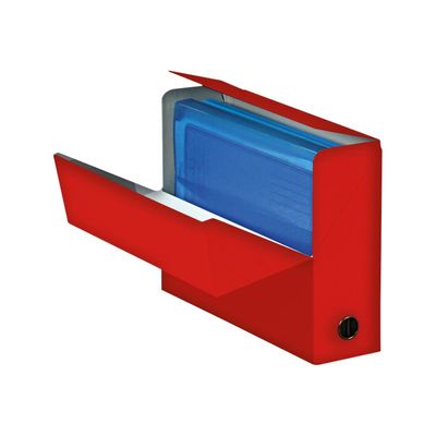 4002030015906-Oxford Color Life - Boîte de transfert - dos 90 mm - rouge-Angle droit-2