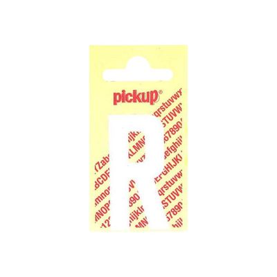 8711234242174-Pickup - Étiquette autocollante - 150 mm - Lettre R - blanc mat-Avant-0