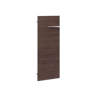 3483600647405-Option porte pleine basse pour bibliothèque XENON - L44 x H112 x P2 - Chêne royal-Angle gauche-0