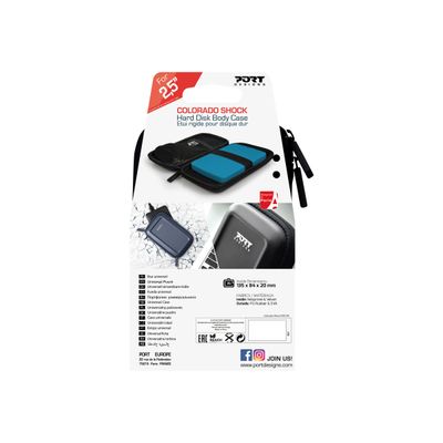 3567044001457-Port COLORADO HDD 2.5 - Etui de transport pour disque dure 2,5" - noir-Arrière-8