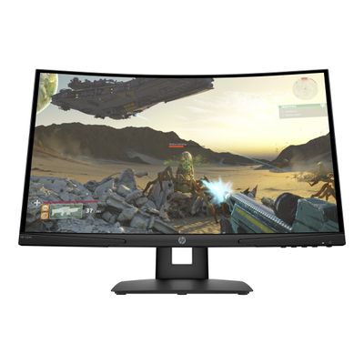 194721518927-HP X24c Gaming Monitor - écran LCD 23,6" - incurvé - Full HD (1080p)-Avant-0