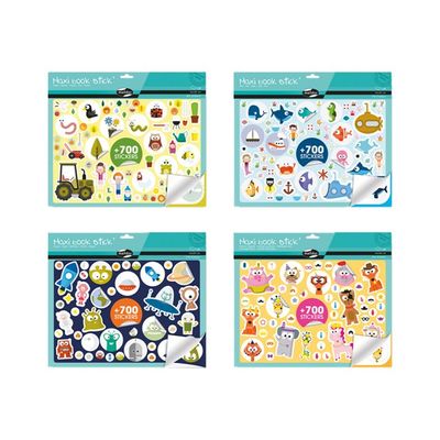 3609510911720-Maildor Maxi Book Stick' - jeu d'adhésifs de décoration - 804 pièces - jardin - 8 feuilles - va-Avant-0