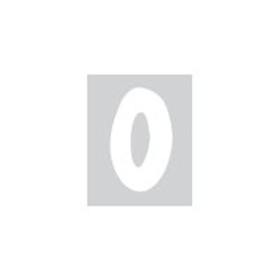 8711234003089-Pickup Déco Emma - Étiquette autocollante 70 mm - Chiffre 0 - blanc-Avant-0