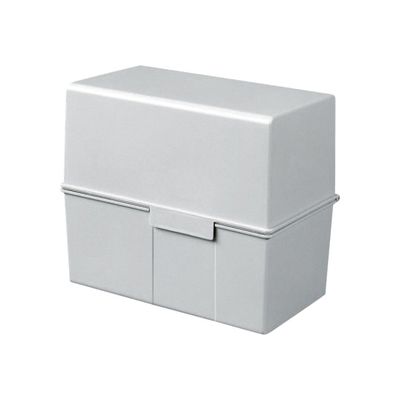 4012473975118-HAN - Boîte à fiches - A5 - pour 300 cartes - format paysage - gris-Angle droit-0