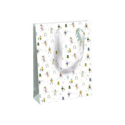 5033601497974-Clairefontaine Neige - Sac cadeau large - 26,5 cm x 14 cm x 33 cm-Angle gauche-0
