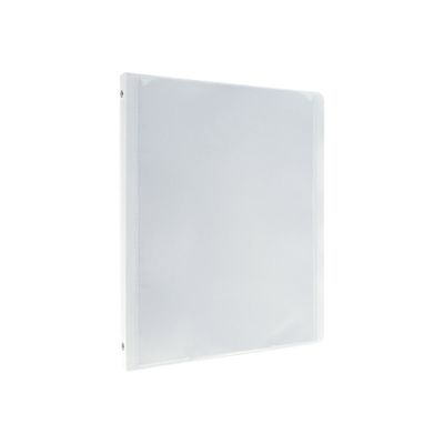 3045050008177-Classeur à anneaux personnalisable - Dos 20 mm - A4 - pour 100 feuilles - blanc-Angle gauche-1