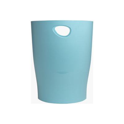 9002493453333-Exacompta Skandi - Corbeille à papier 15L - bleu givré-Avant-0
