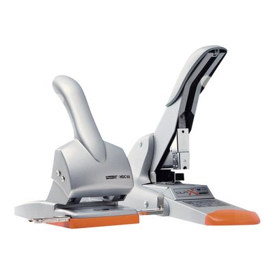 7313469226038-Rapid HDC65 - Perforateur - robuste - 65 feuilles - métal, plastique ABS - orange/gris-Multi-angle-3