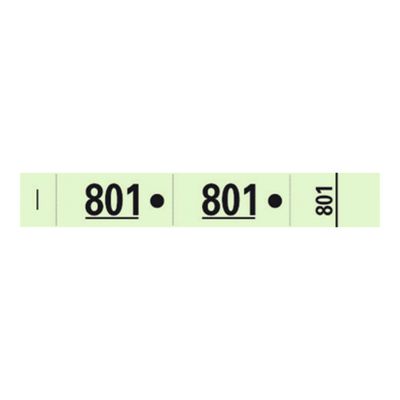 3130630966074-Exacompta - 20 Carnets de 50 tickets de vestiaire 3 volets - 30 x 200 mm - numéroté - vert-Avant-1
