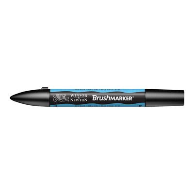 884955042557-BrushMarker - Stylo pinceau et marqueur - bleu ciel-Angle gauche-1