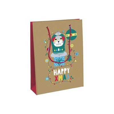 5033601497585-Clairefontaine Make a Wish Large - Sac cadeau - 26,5 cm x 14 cm x 33 cm-Angle gauche-0