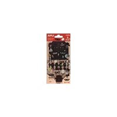 8423614164388-Apli - 1 feuille gommettes masque fête-Avant-0