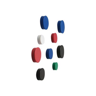 5028252139991-Nobo aimant - 3 cm de diamètre - bleu (pack de 4)-Angle gauche-2