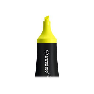 4006381550840-STABILO Shine Fluorescent - Surligneur - jaune-Gros plan-2