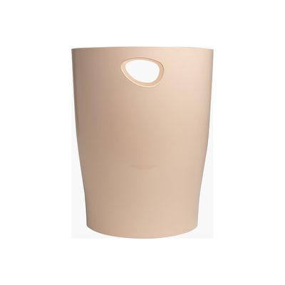 9002493453319-Exacompta Skandi - Corbeille à papier 15L - nude-Avant-0