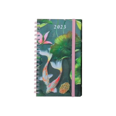 3660942078078-Agenda de poche Sophie Adde - 1 semaine sur 2 pages - 9 x 16 cm - poissons - Exacompta-Avant-0