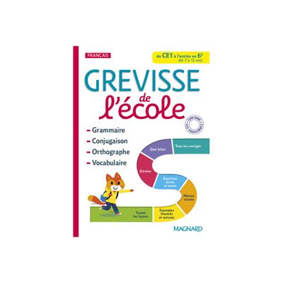 9782210764354-Grevisse de l'école - du CE1 à l'entrée en 6ème - Editions Magnard-Avant-0
