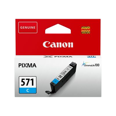 4549292032949-Canon CLI-571 - cyan - cartouche d'encre originale-Avant-0