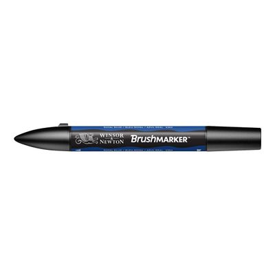 884955042526-BrushMarker - Stylo pinceau et marqueur - bleu roi-Angle gauche-1