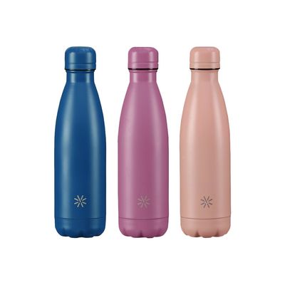 3135250122800-Aqua Winter - Gourde Bouteille isotherme 500 ml - double paroi - disponible dans différentes coul-Avant-0