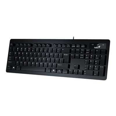 4710268251972-Genius SlimStar 130 - Clavier filaire Azerty-Angle droit-0