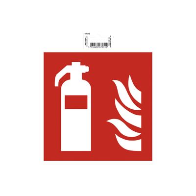 3130630670315-Exacompta - Pictogramme - extincteur - 200 x 200 mm - rouge-Avant-0