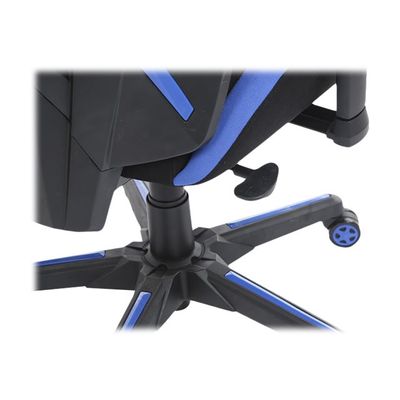 3701338800719-Fauteuil gamer POPER-M - accoudoirs réglables - noir et bleu-Gros plan-11