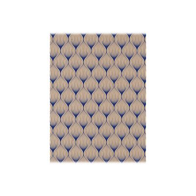 3329682238295-Clairefontaine Knalt - emballage cadeau - 35 cm x 5 m - bleu - papier kraft - 1 rouleau(x)-Gros plan-4