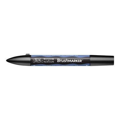 884955042533-BrushMarker - Stylo pinceau et marqueur - bleu chine-Angle gauche-1