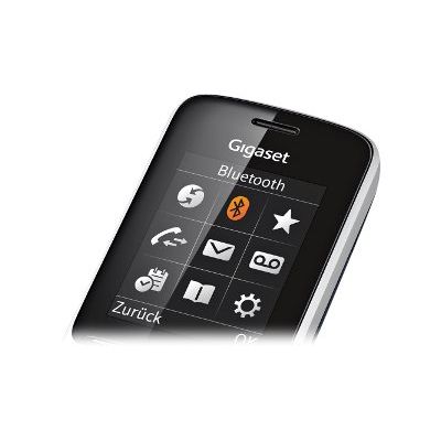 4250366844817-Gigaset SL450 - téléphone sans fil - avec écran couleur - noir-Gros plan-5
