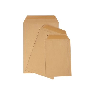 8712453049650-Quantore - 500 Enveloppes 185 x 280 mm - kraft brun - sans fenêtre-Multi-angle-0