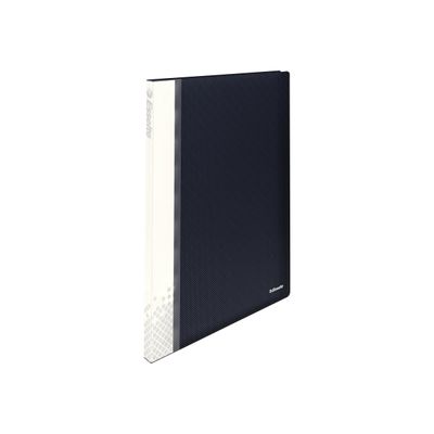 4049793028088-Esselte Vivida - porte vues - A4 - pour 40 feuilles - noir vif-Angle gauche-0