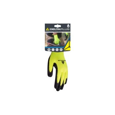 3295249203627-Delta Plus - Gants de protection antidérapant - Taille  9 - paume mousse latex-Angle gauche-1