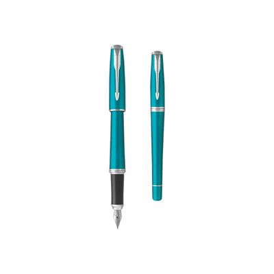 3501179315942-Parker Urban - Stylo plume - encre bleue - fin - corps bleu vibrant/argent-Avant-2